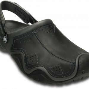 Crocs Sandaalit Miehille Harmaa Swiftwater Leather