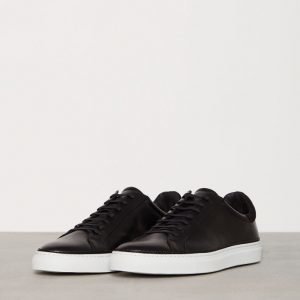 J Lindeberg Sneaker Combo Leather Tennarit Musta