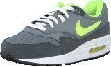 Nike Nike Air Max 1 Gs Cool Grey/Volt-Anthrct-White