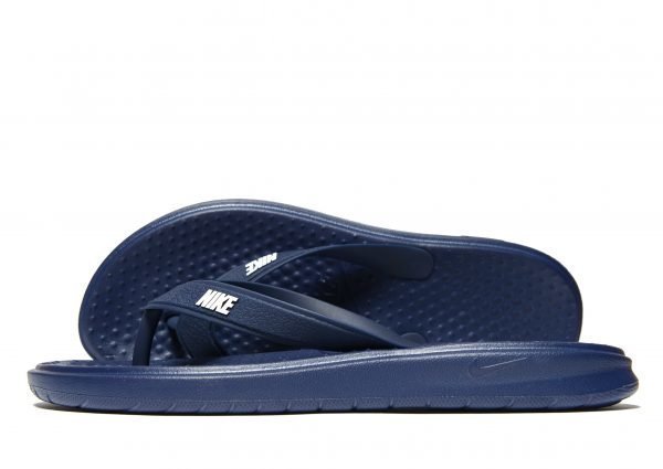 Nike Solay Flip Flops Binary Blue / White