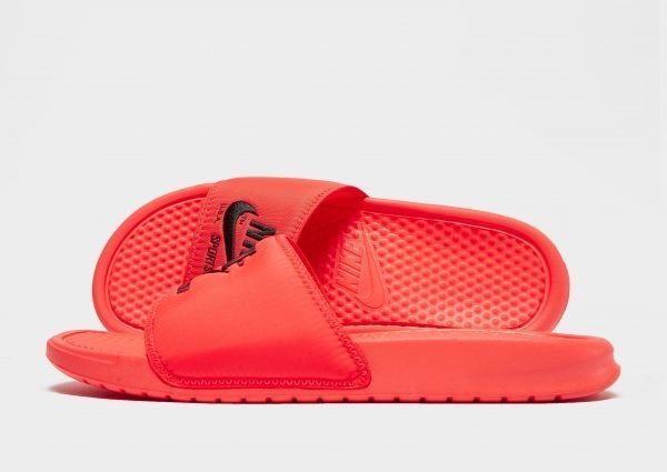 Nike Sportswear Benassi Text Slides Punainen