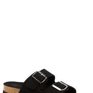 Vero Moda Julia leather sandal Black